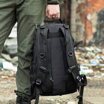 Рюкзак штурмовой MOLLE 50х35х25 45 л черный (3306206) - HAKKI.RU
