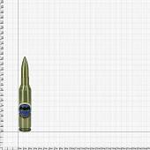 Зажигалка настольная патрон с символикой Военная разведка России газовая 140 мм (4403985) - ВОЕНТОРГ ТЫЛОВИК