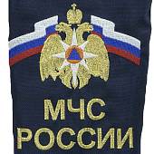 Сумка для бутылки с символикой МЧС России вышитая темно-синяя (4414005) - ВОЕНТОРГ ТЫЛОВИК