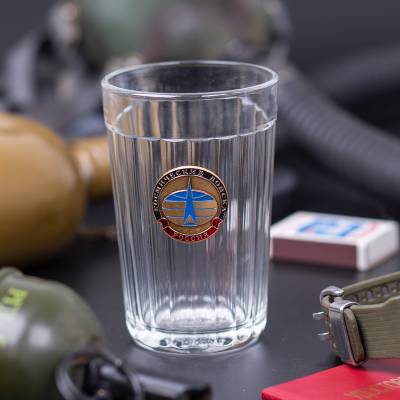 Стакан граненый с символикой Космические войска России (4609036) - HAKKI.RU