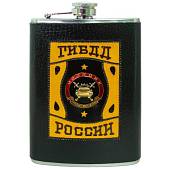 Фляга подарочная с символикой Полиция МВД ГИБДД России 9 OZ-270 мл черная (4608096) - ВОЕНТОРГ ТЫЛОВИК