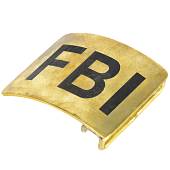 Бляха ( пряжка ) с гравировкой FBI латунная золотистая (1602005) - ВОЕНТОРГ ТЫЛОВИК