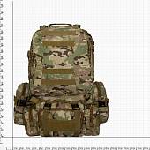 Рюкзак TAC тактический Tactical Military Combat 30х55х35 57 л камуфлированный camo-multi (3306756) - ВОЕНТОРГ ТЫЛОВИК