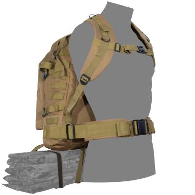Рюкзак TAC тактический 32х50х28 45 л коричневый (3306967) - HAKKI.RU