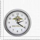 Часы настенные с символикой МВД России Apeyron PL10.017-2 D-32 пластик (4102077) - ВОЕНТОРГ ТЫЛОВИК