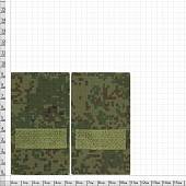 Фальш-погоны ( фальш погоны муфта ) Старший Сержант вышитые защитная нить камуфлированные цифра зеленая (2214074) - ВОЕНТОРГ ТЫЛОВИК