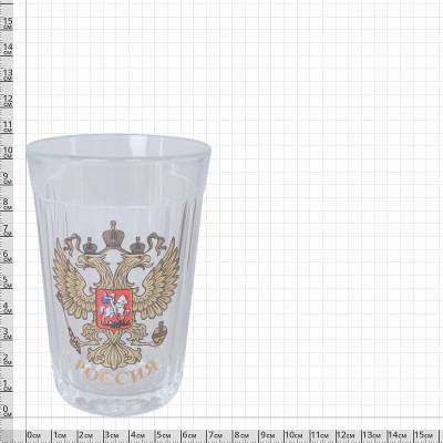 Стакан граненый с символикой Герб России (4609070) - HAKKI.RU