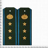 Погоны ВКО на офисную форму Старший прапорщик с эмблемой рип-стоп машинная вышивка пластик (2202986) - ВОЕНТОРГ ТЫЛОВИК
