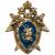 Знак фрачный Следственный комитет России 16 мм золотистый (2302132) - HAKKI.RU