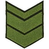 Знак - годичка ( нашивка шеврон ) нарукавный за выслугу лет ( по годам службы ) 11 лет полевой вышитый (2508086) - ВОЕНТОРГ ТЫЛОВИК