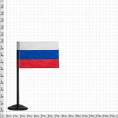 Флаг мини России ( триколор ) на подставке 4х7 (4706023) - ВОЕНТОРГ ТЫЛОВИК