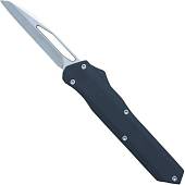 Нож складной MICROTECH автоматический выкидной в чехле черный (3913056) - ВОЕНТОРГ ТЫЛОВИК