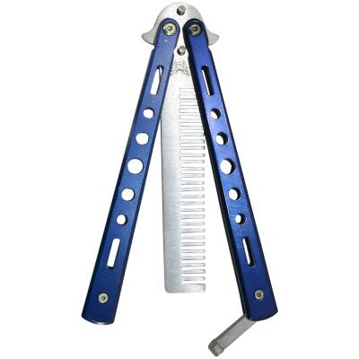 Расческа - бабочка Benchmade складная синяя (3508997) - HAKKI.RU