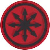 Нашивка ( шеврон патч patch ) тактическая Звезда Хаоса 3D PVC ( пластизоль ) на липучке D-5 красная (2504236) - ВОЕНТОРГ ТЫЛОВИК