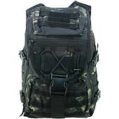 Рюкзак TAC тактический Combat MOLLE 30х45х25 38 л камуфлированный camo-multi черный (3306036) - ВОЕНТОРГ ТЫЛОВИК