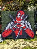 Нашивка ( шеврон патч patch ) тактическая ДЭДПУЛ / DEADPOOL вышитая на липучке 9х8 (2509906) - ВОЕНТОРГ ТЫЛОВИК