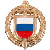 Эмблема ( знак ) петличная ( петлица ) ФСО России триколор золотистая (2102977) - ВОЕНТОРГ ТЫЛОВИК