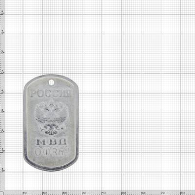 Жетон Россия МВД группа крови О ( I ) Rh - (2103068) - HAKKI.RU
