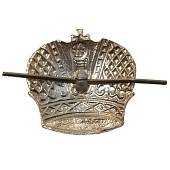 Эмблема ( знак ) петличная ( петлица ) Казачья ( шапка Мономаха ) золотистая (2102187) - ВОЕНТОРГ ТЫЛОВИК
