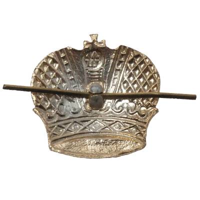 Эмблема ( знак ) петличная ( петлица ) Казачья ( шапка Мономаха ) золотистая (2102187) - HAKKI.RU