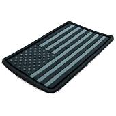 Нашивка ( шеврон патч patch ) тактическая флаг USA США 3D PVC ( пластизоль ) на липучке 7,5х4,5 черная (2504259) - ВОЕНТОРГ ТЫЛОВИК
