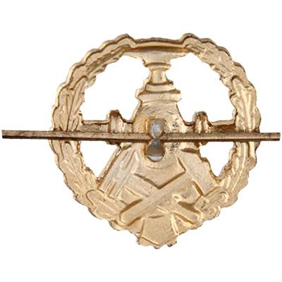 Эмблема ( знак ) петличная ( петлица ) Трубопроводные войска золотистая (2102074) - HAKKI.RU