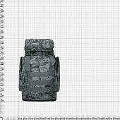 Рюкзак туристический раздвижной камуфлированный 70х45х25 80 л цифра серая (3306098) - ВОЕНТОРГ ТЫЛОВИК