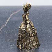 Колокольчик сувенирный Дама с веером бронзовый 7 см (4416013) - ВОЕНТОРГ ТЫЛОВИК