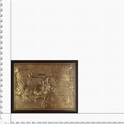 Плакетка ( панно ) Телец 200х250 (4406288) - HAKKI.RU