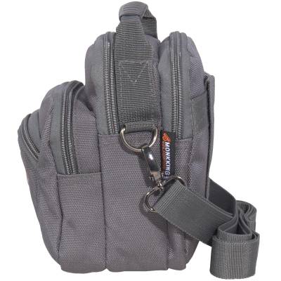 Сумка ( барсетка ) MONKKING поясная G-27 серая (3310136) - HAKKI.RU