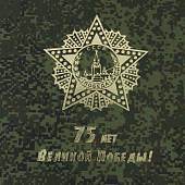 Папка для доклада документов 75 лет Великой Победы А4 мягкая камуфлированная цифра зеленая (4305036) - ВОЕНТОРГ ТЫЛОВИК