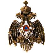 Знак фрачный МЧС ( Министерство чрезвычайных ситуаций ) России ( орел ) на пимсе (2302040) - ВОЕНТОРГ ТЫЛОВИК