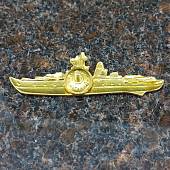 Знак нагрудный Командир корабля золотистый закрутка (2301170) - ВОЕНТОРГ ТЫЛОВИК