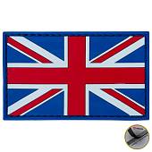 Нашивка ( шеврон патч patch ) тактическая флаг GREAT BRITAIN ВЕЛИКОБРИТАНИЯ вышитая на липучке 8х5 синяя (2504258) - ВОЕНТОРГ ТЫЛОВИК
