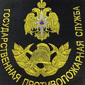 Вымпел с символикой МЧС России / Государственная противопожарная служба большой вышитый 25х32 черный (4504025) - ВОЕНТОРГ ТЫЛОВИК