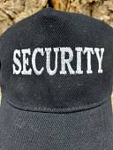 Бейсболка SECURITY вышитая черная (1401052) - ВОЕНТОРГ ТЫЛОВИК