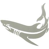 Наклейка металлизированная Акула ( Shark ) 5,5х3 (4420056) - ВОЕНТОРГ ТЫЛОВИК