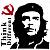 Наклейка на авто виниловая светоотражающая Че Гевара 13х13 (12019056)