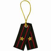 Вымпел мини в авто погоны вышитые Майор ВС РФ (4501021) - ВОЕНТОРГ ТЫЛОВИК