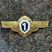 Знак нагрудный Классность рядовой состав МО РФ 1 класс закрутка (2301120) - ВОЕНТОРГ ТЫЛОВИК
