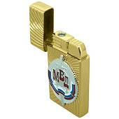 Зажигалка газовая с символикой МВД ( Министерство внутренних дел ) России золотистая (4403988) - ВОЕНТОРГ ТЫЛОВИК