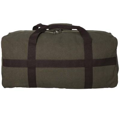 Сумка - рюкзак брезентовая 60х27х25 40 л оливковая (3310064) - HAKKI.RU