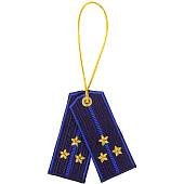 Вымпел мини в авто погоны Старшего лейтенанта ФСО России вышитые (4501068) - ВОЕНТОРГ ТЫЛОВИК