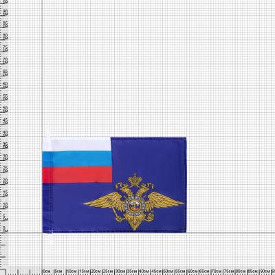 Флаг МВД России 40 х 60 (4704972) - HAKKI.RU