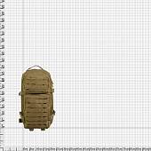 Рюкзак TAC тактический Assault Laser Cut MOLLE 22х46х30 30 л коричневый (3306026) - ВОЕНТОРГ ТЫЛОВИК