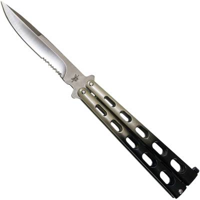 Нож бабочка ( балисонг ) BENCHMADE складной черно-серый (3915012) - HAKKI.RU