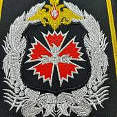 Вымпел с символикой ГРУ ГШ ВС РФ вышитый средний 14х20 черный (4503091) - ВОЕНТОРГ ТЫЛОВИК