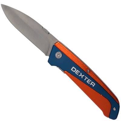 Нож складной DEXTER с клипсой оранжевый (3914065)  - HAKKI.RU