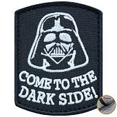 Нашивка ( шеврон патч patch ) тактическая Come to the dark side / Переходи на темную сторону вышитая на липучке 8,5х6,5 черная (2509053) - ВОЕНТОРГ ТЫЛОВИК
