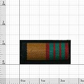 Планка №1 МО За отличие в военной службе 3 степени черный фон на заколке (2405049) - ВОЕНТОРГ ТЫЛОВИК
